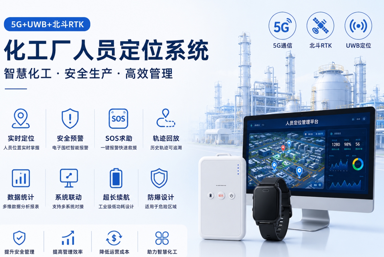 化工厂人员定位系统解决方案